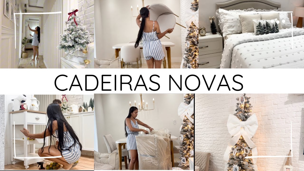 FAXINA DE NATAL | CADEIRAS NOVAS | ROUPA DE CAMA NOVA | REALIZAÇÃO DE UM SONHO 