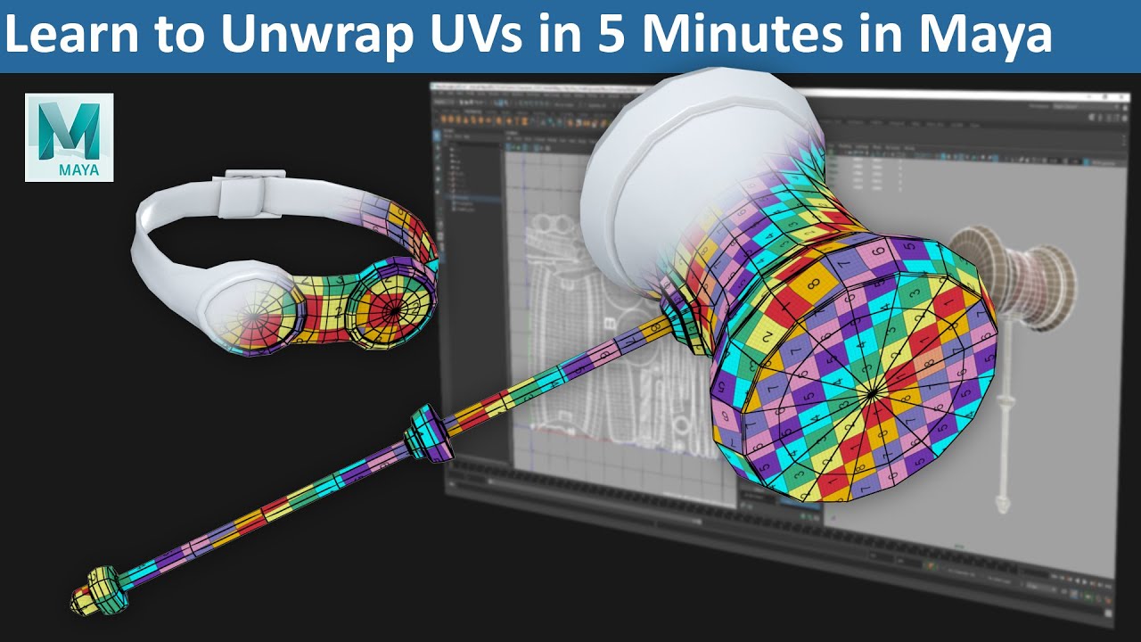 UV-карта всего за 5 минут с Maya