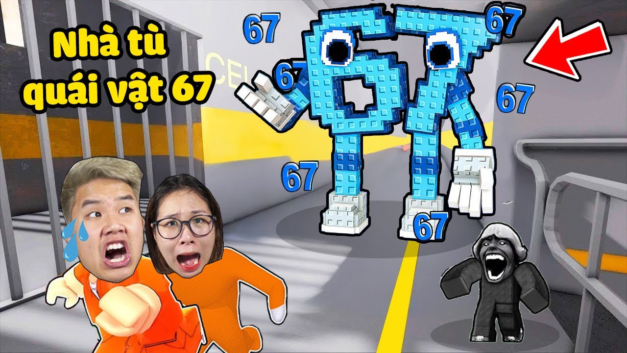 Vượt ngục nhà tù quái vật 67 an ninh và nguy hiểm ! bqThanh & Ốc Hoảng Sợ Bỏ Chạy