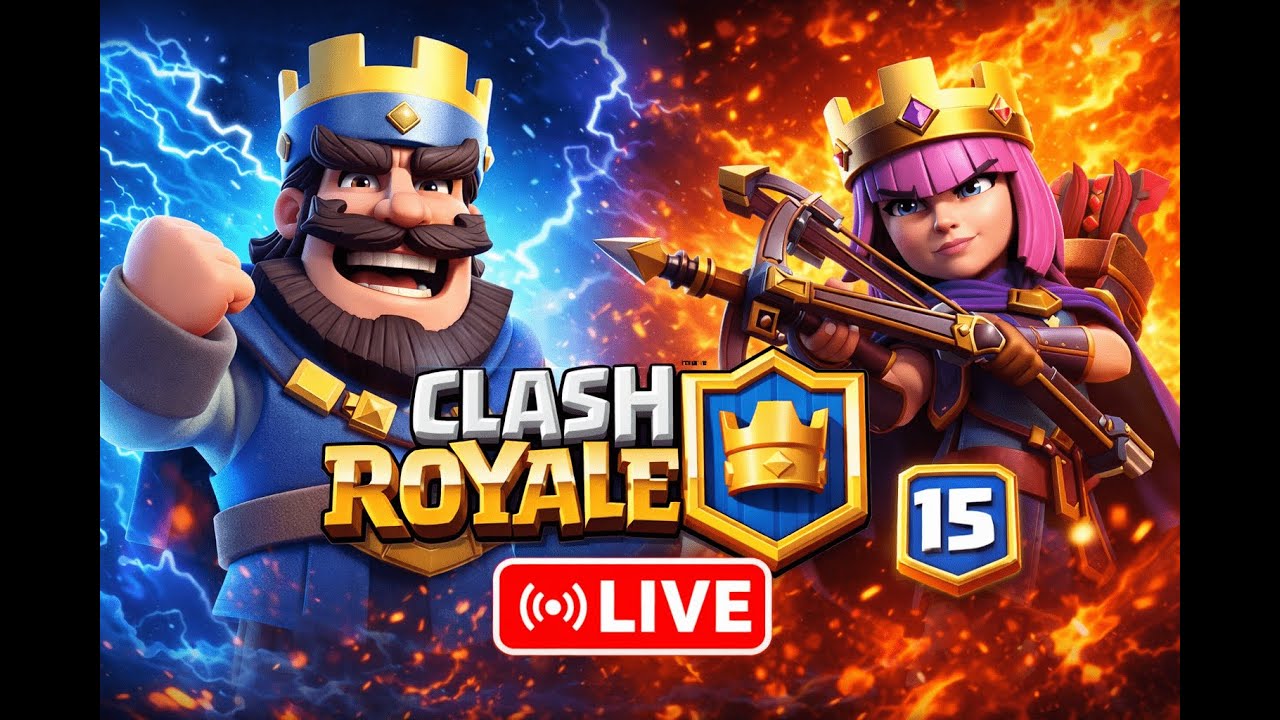 CLASH ROYALE LIVE 🔥 | Rank Push + Intense Battles | Nonstop Gameplay (LIVE NOW!)