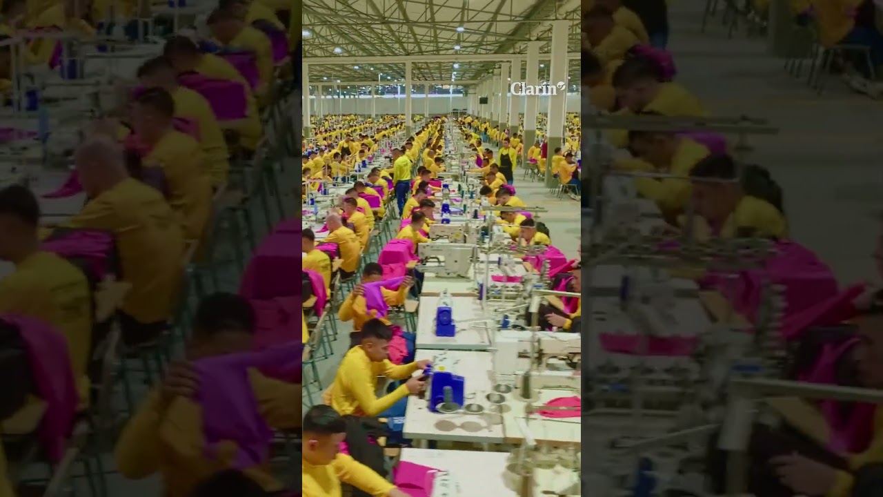 Bukele mostr&oacute; a los presos haciendo trabajos comunitarios: 