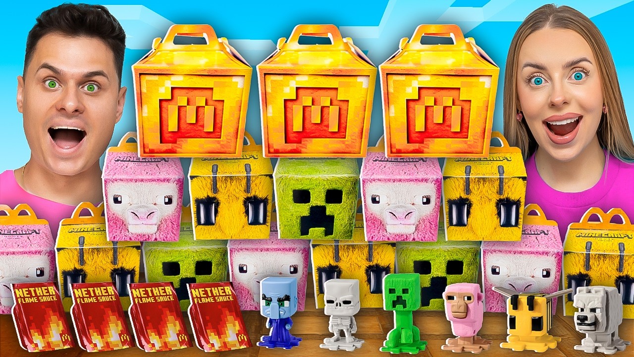 Testujemy CAŁĄ OFERTĘ MINECRAFT The Movie z McDONALD'S!