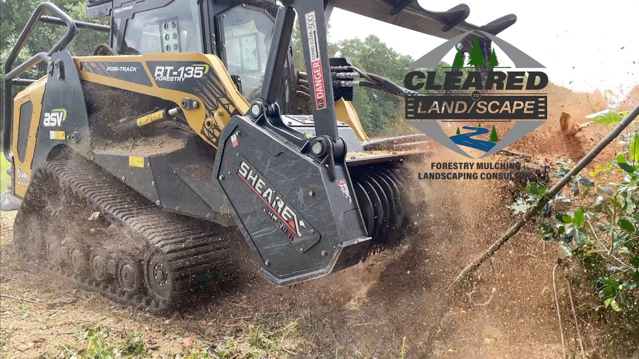 ASV 135F New Blades Forestry Mulching w/ Shearex Tech Tip #1 #construction #forestry #machine