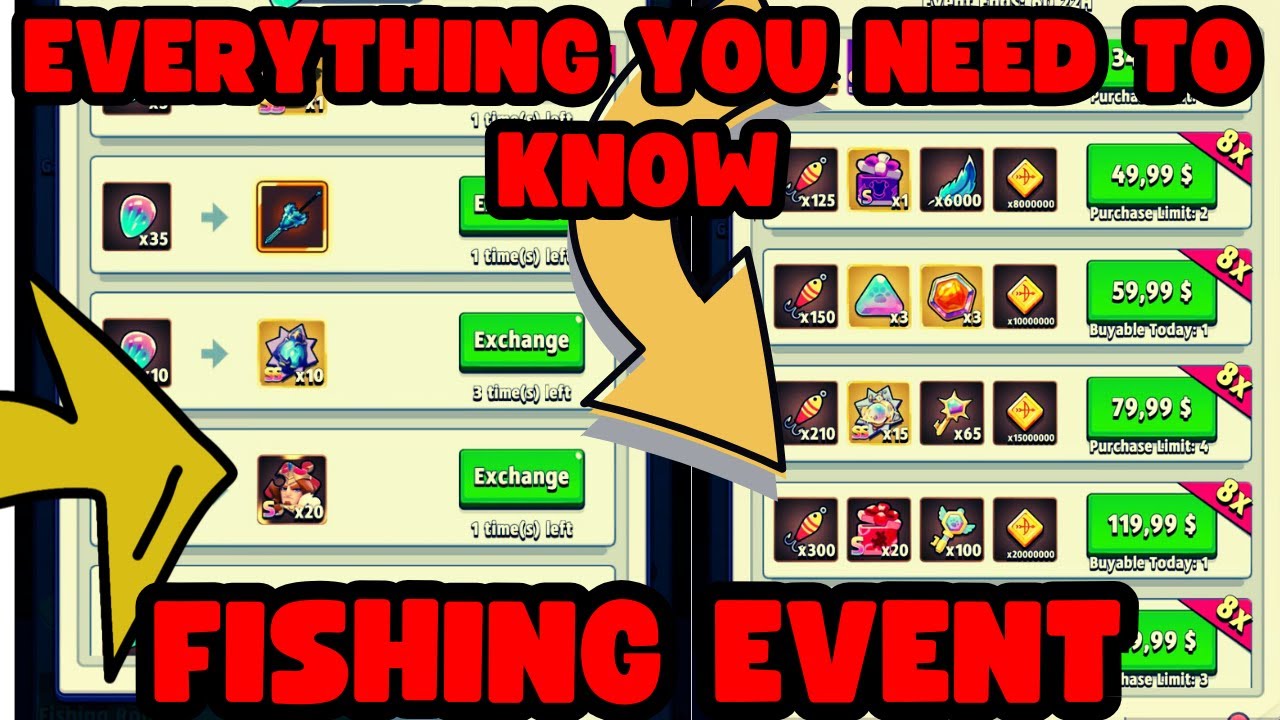 ARCHERO FISHING EVENT! EVERYTHING You NEED to Know FISHING EVENT! TIPS FISHING EVENT!