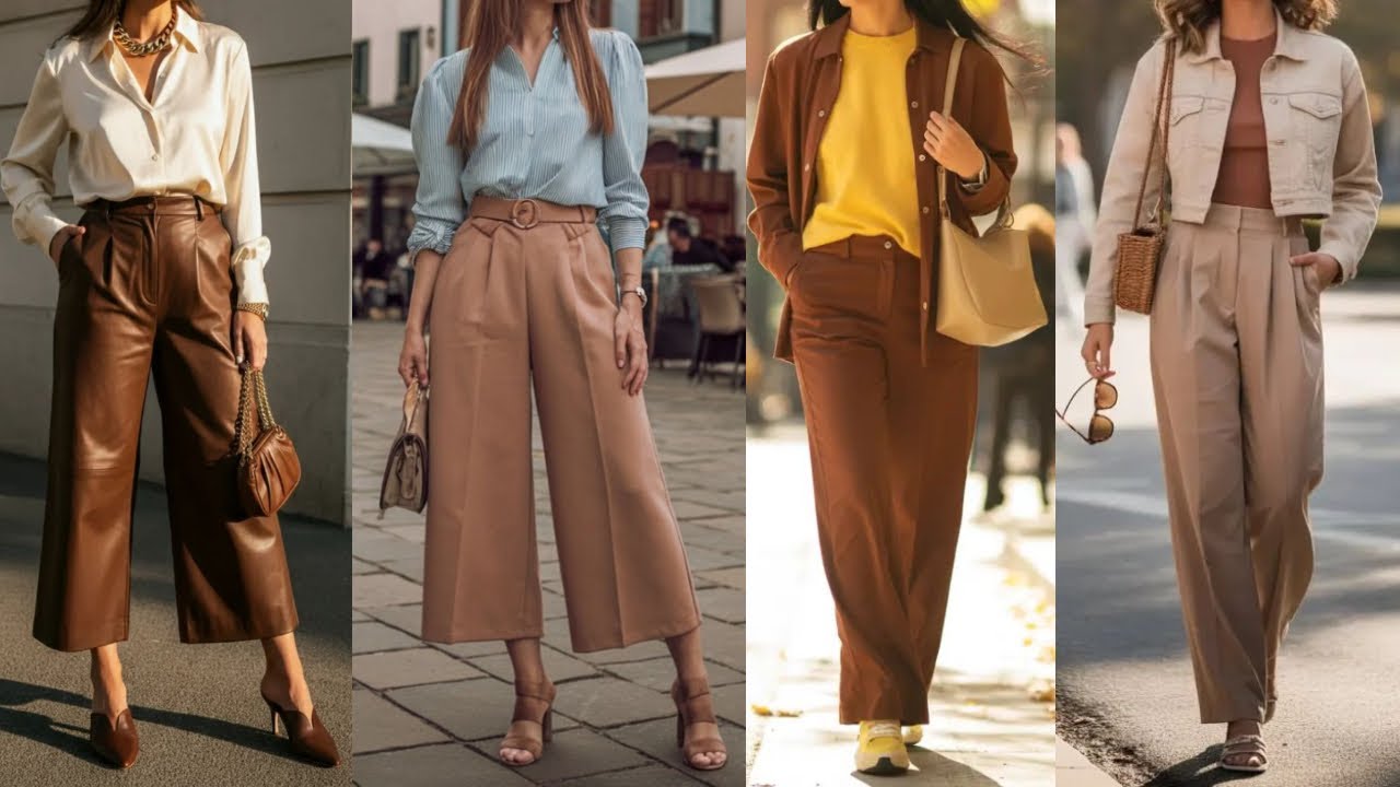 COMO combinar PANTALONES en TONOS CAFÉ   MODA2026 INVIERNO