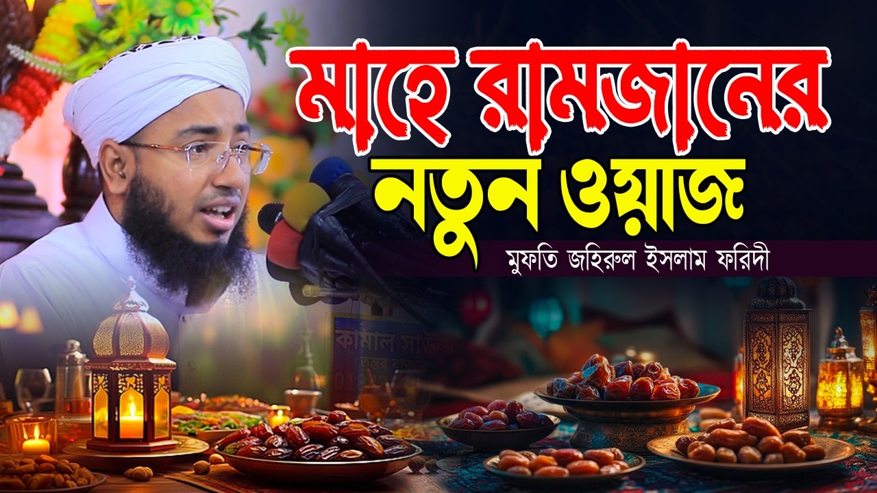 মাহে রমজানের সম্পূর্ণ নতুন আলোচনা না শুনলে মিস | জহিরুল ইসলাম ফরিদী | Mufti Jahirul islam Faridi Waz