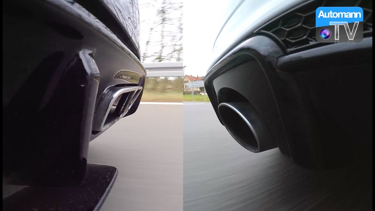 Facelift A45 AMG vs. Audi RS3 - RACE & SOUND (60FPS)