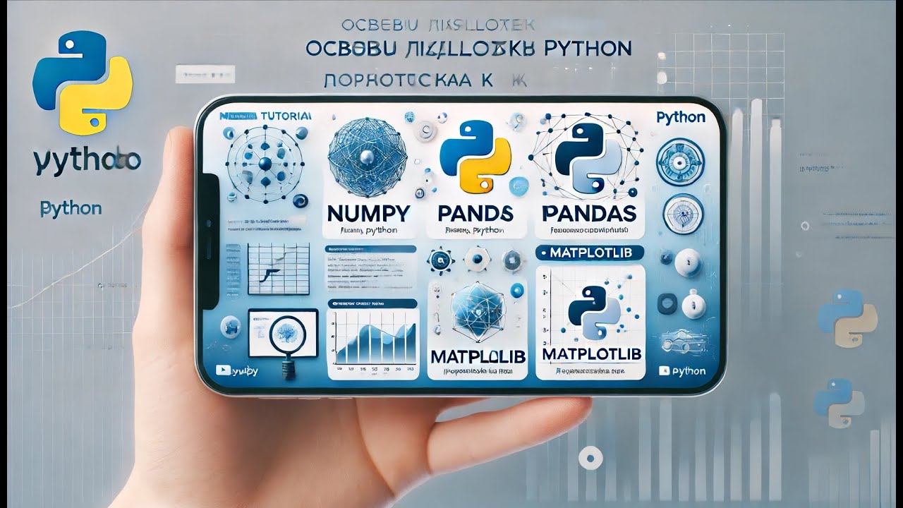 ОСНОВЫ БИБЛИОТЕК PYTHON | NYMPY PANDAS MATPLOTLIB | ПОДГОТОВКА К ИИ