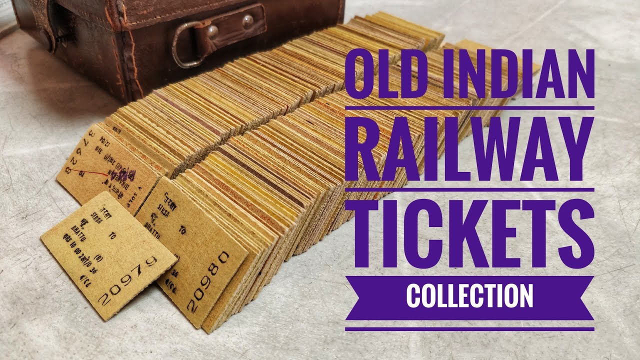 Our Collection of Railway Tickets : Old Indian Railway Tickets : Childhood memories : Aman Dhayal