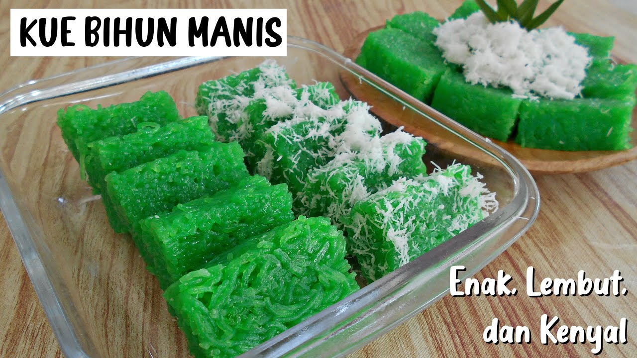 RESEP KUE BIHUN ENAK | Kue Bihun Pandan