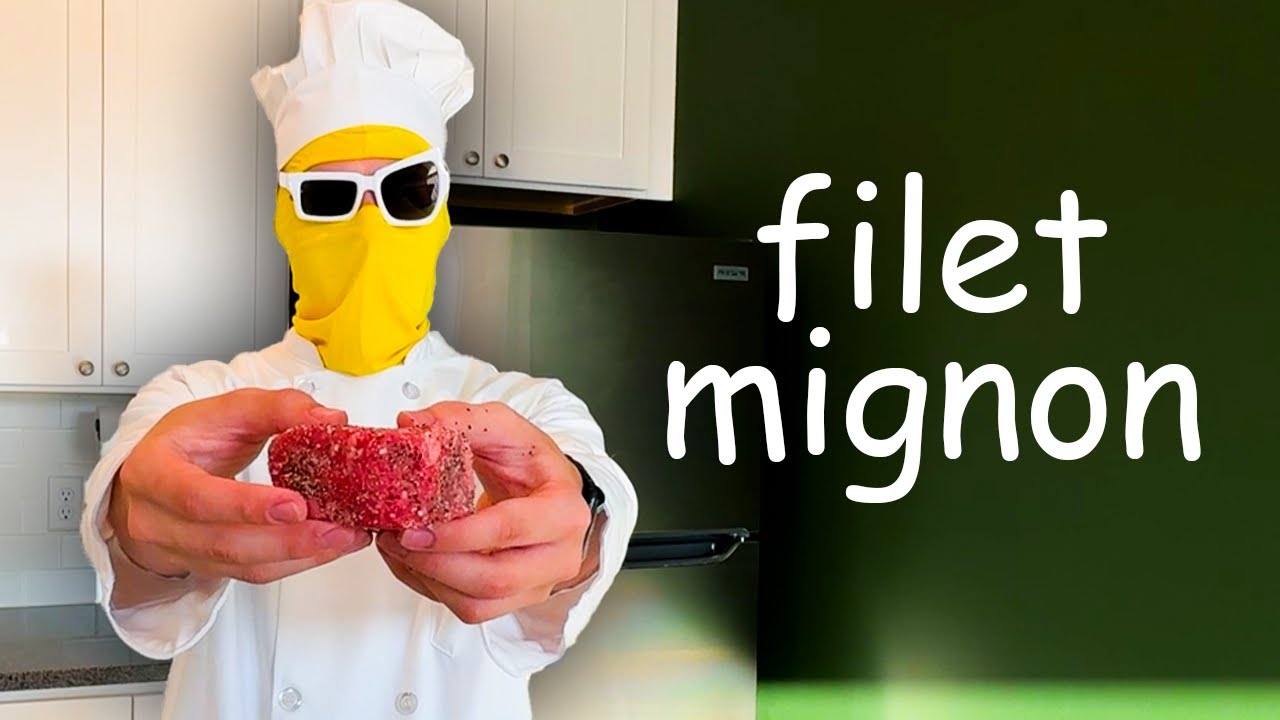 Buster Cooks a Steak