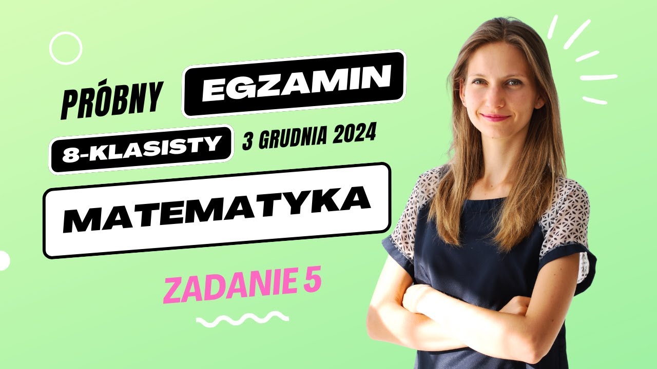 Zad 5 👩‍🎓 Prawdopodobieństwo Wylosowania Kuli Próbny Egzamin 8-klasisty Matematyka Grudzień 2024 CKE