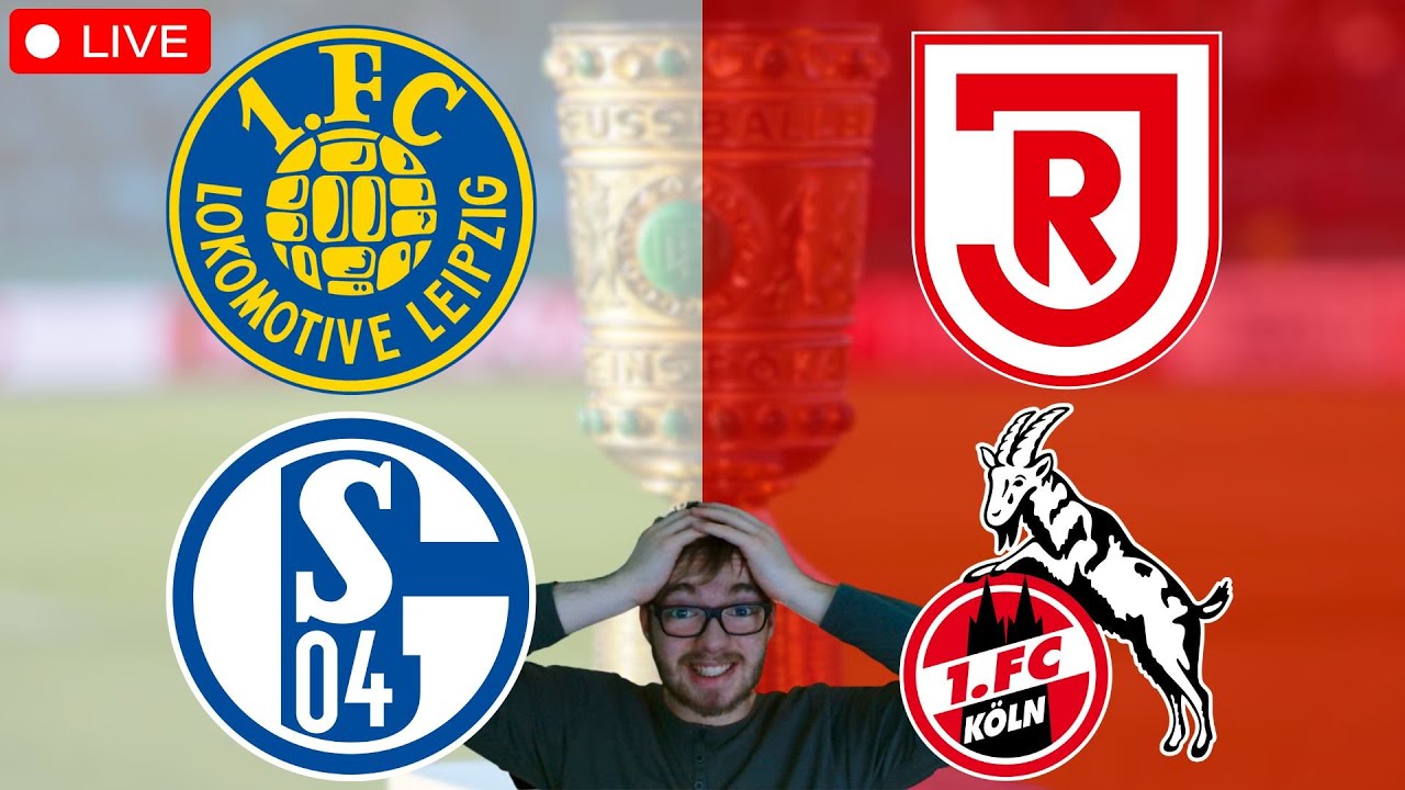 1. FC Lokomotive Leipzig - FC Schalke 04 | Jahn Regensburg - 1. FC Köln | DFB-Pokal LIVE