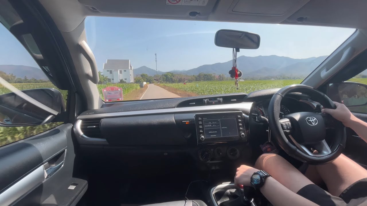 EP.15 | TOYOTA HILUX REVO 2.4 M/T | Quiet countryside - POV Drive [4K 60fps]