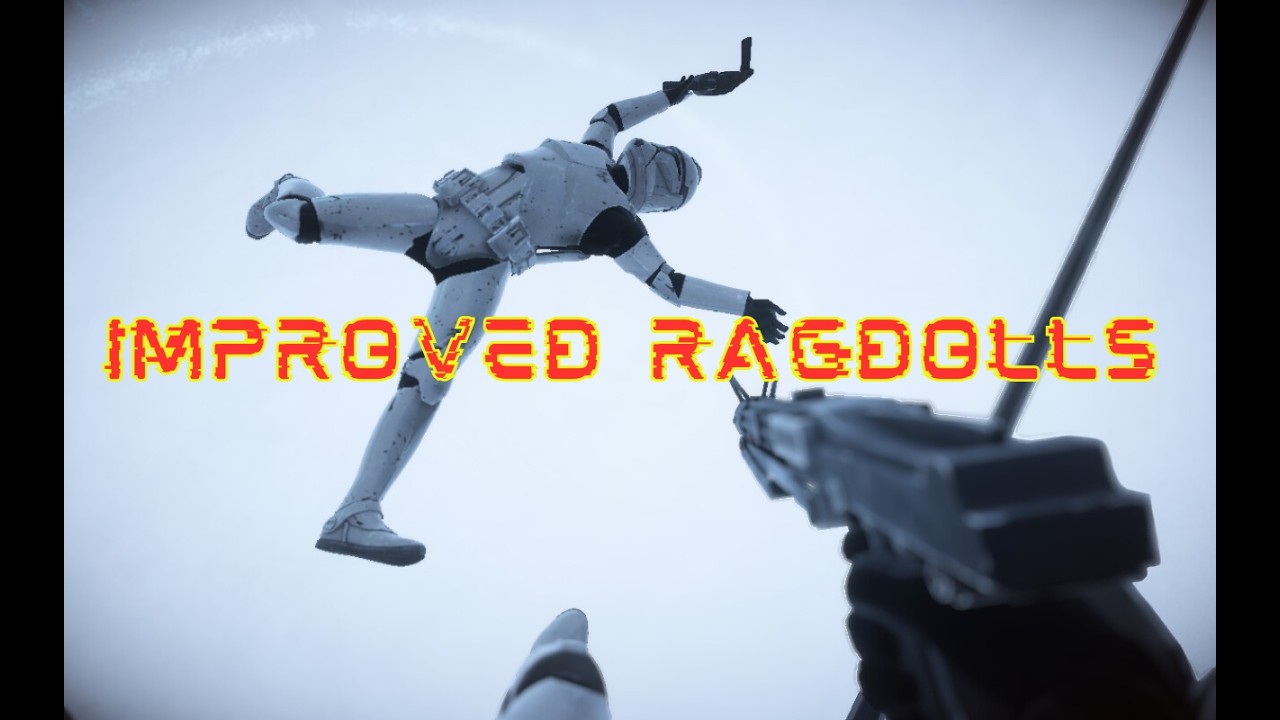Swbf2 Improved Ragdoll Physics Mod Showcase In Star Wars Battlefront 2!