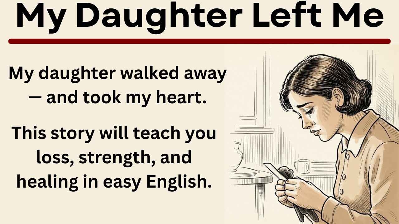 My Daughter Left Me || A Mother’s Pain & Letting Go || Graded Reader || Improve Your English Fluency