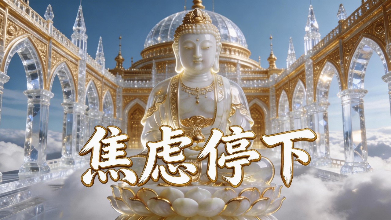 【越想越乱】阿弥陀佛金光循环 2小时｜把心拉回当下｜心安即是归处