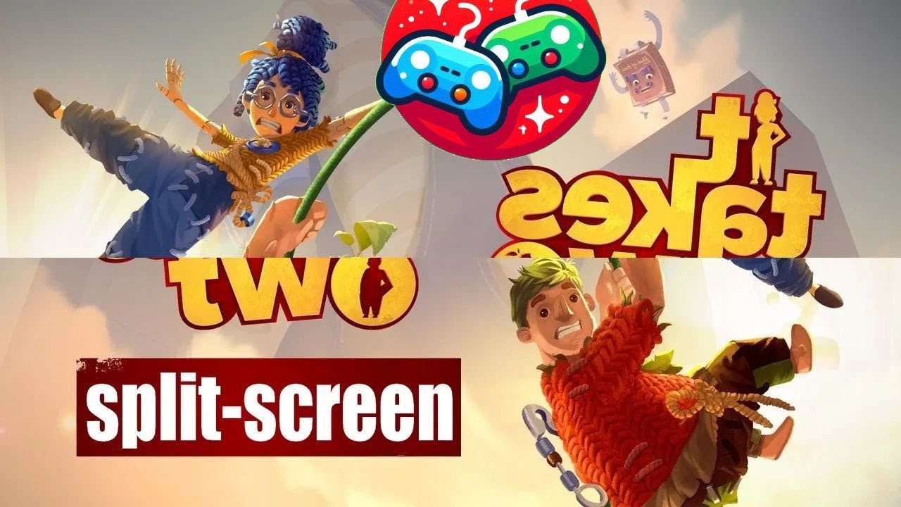 How does the split-screen mode work in It Takes Two? (multiplayer games)