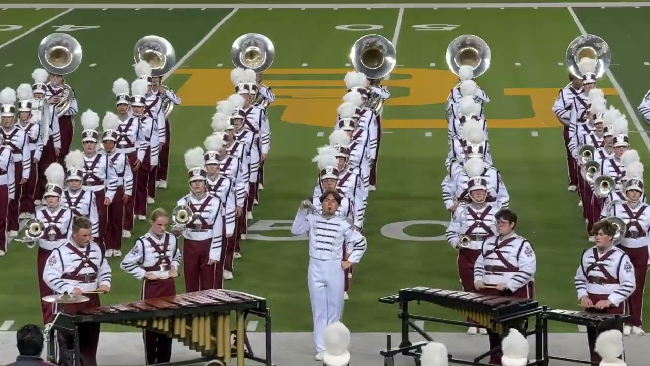 White Oak High School band UIL State Military Finals 2024
