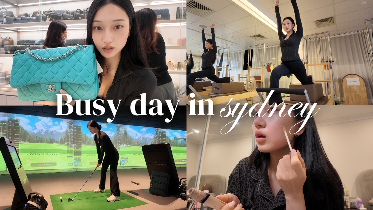 Daily Vlog in Sydney🩵 pilates, golf, shopping etc