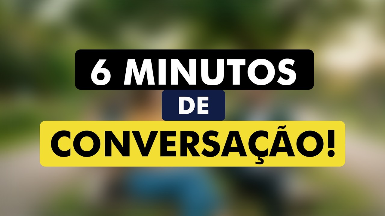 DESTRAVE O INGLÊS Com 6 MINUTOS DE CONVERSAÇÃO! NO PARQUE #4