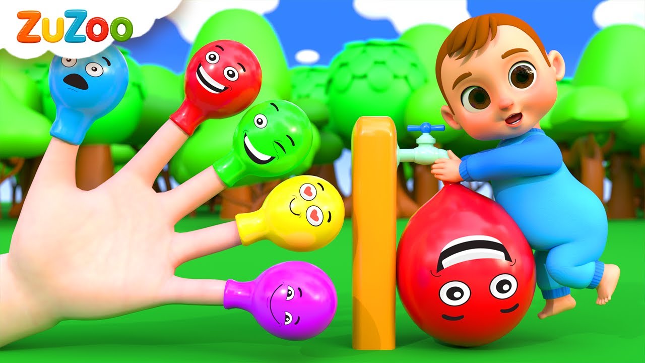 Finger Family Where Are You? - Balloon Finger Song For Kids | ZuZoo Nursery Rhymes & Kids Songs
