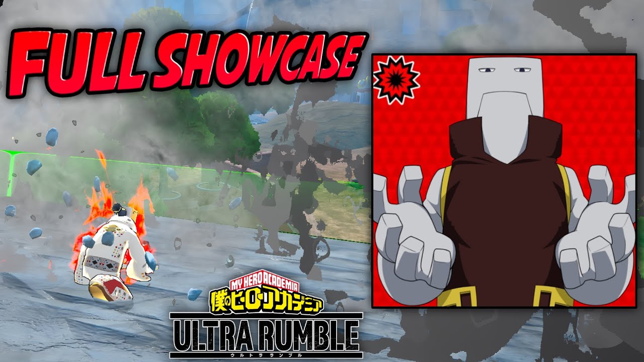 *STRIKE CEMENTOSS* Is HERE! I Created An UNRELEASED QUIRKSET In My Hero ULTRA RUMBLE