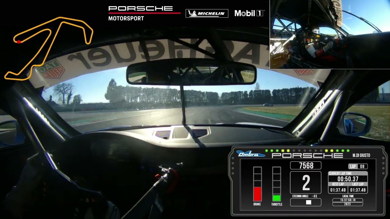 Onboard Porsche 992 GT3 CUP Misano