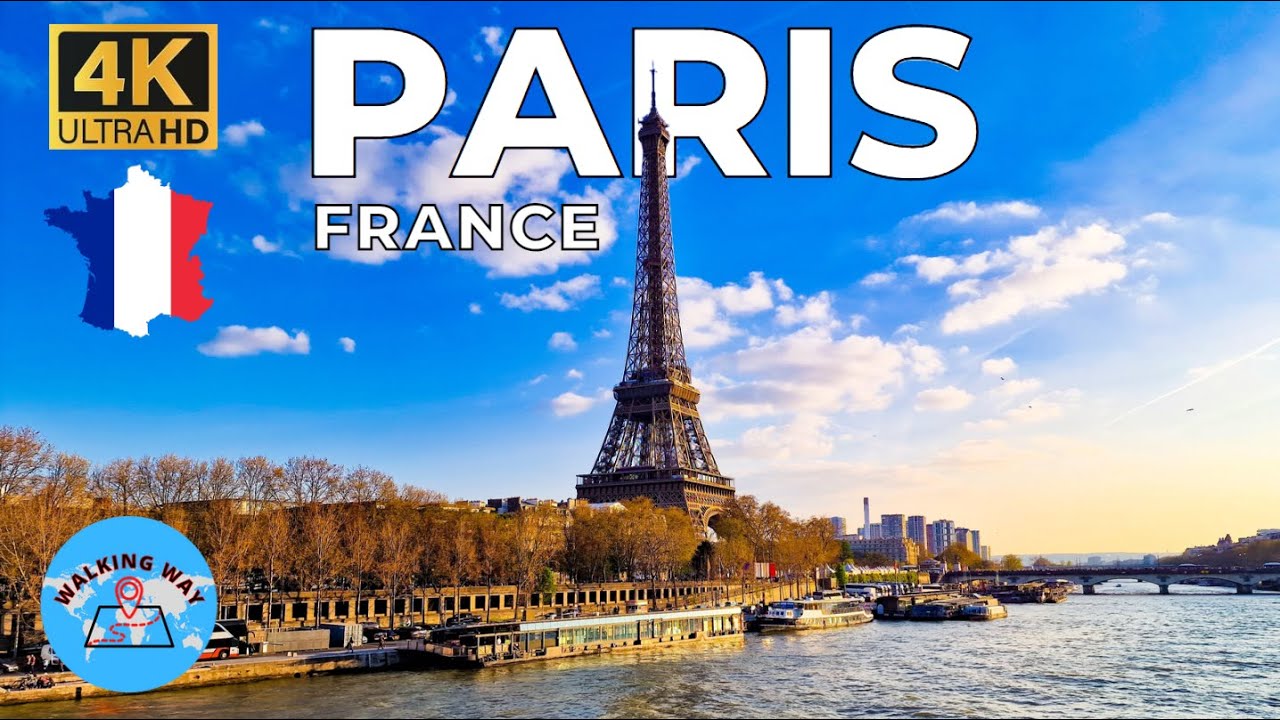 Paris, France Walking Tour - 4K 60fps with Captions