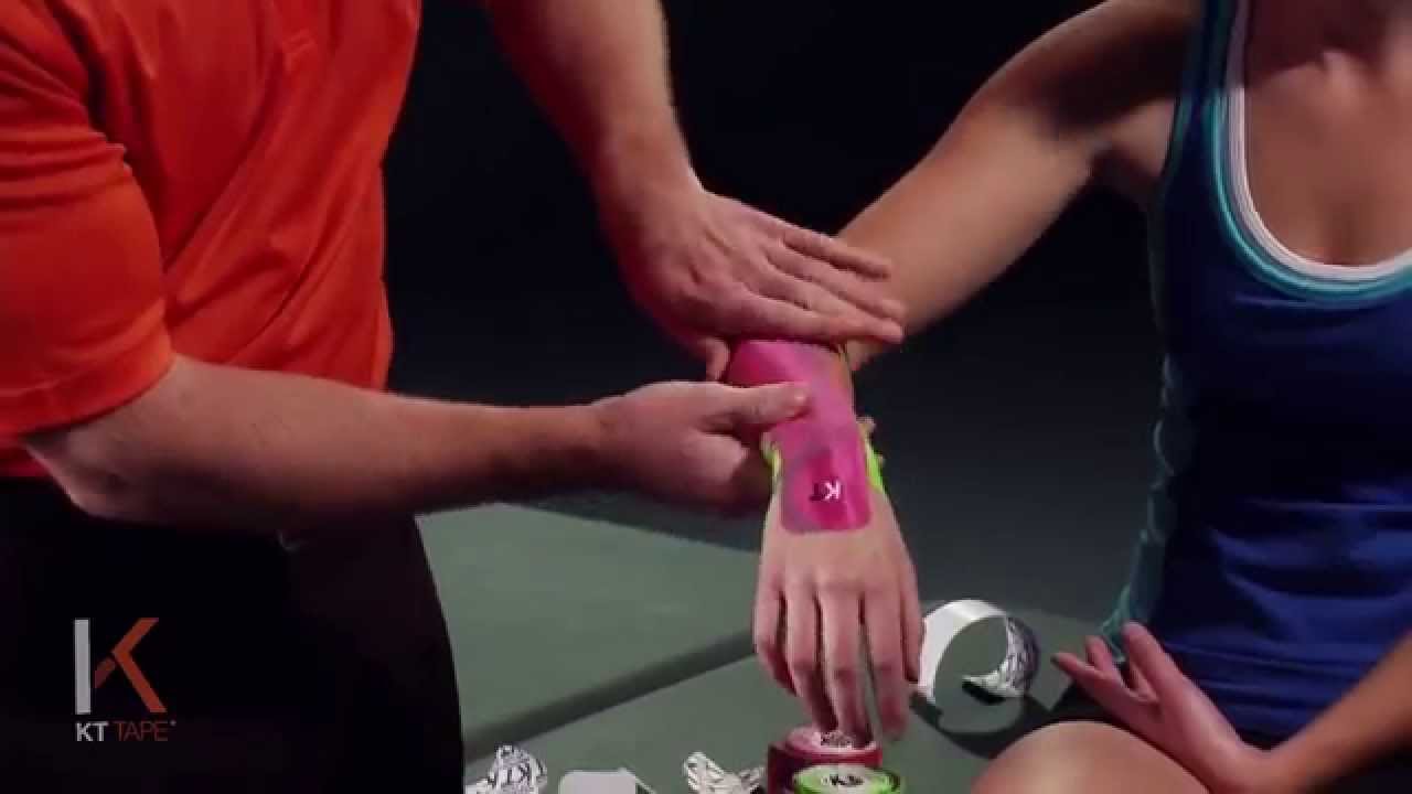 KT Tape  肌內效貼 手腕，腕隧道症候群貼紮(CC中文字幕)