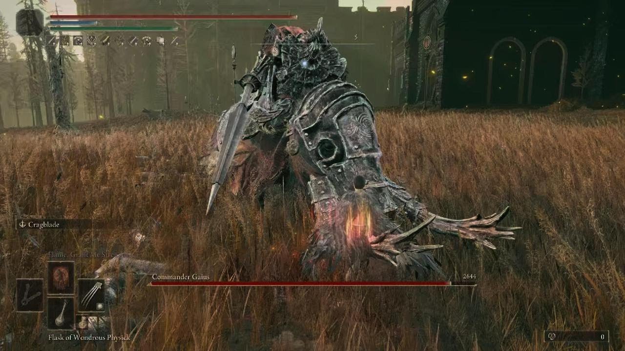 Elden Ring - Commander Gaius vs. Cragblade Hookclaws (No Hit)