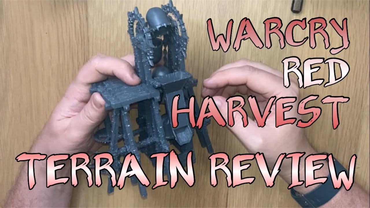 Warcry Red Harvest Terrain Building and review