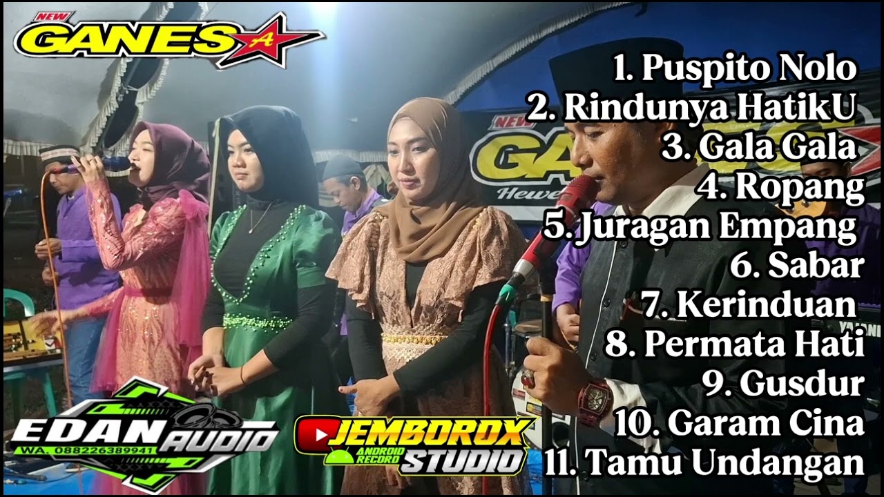 KUMPULAN LAGU MP3 PAS COCOK UNTUK KERJA RODI//NEW GANESA//EDAN AUDIO// JEMBOROX STUDIO 