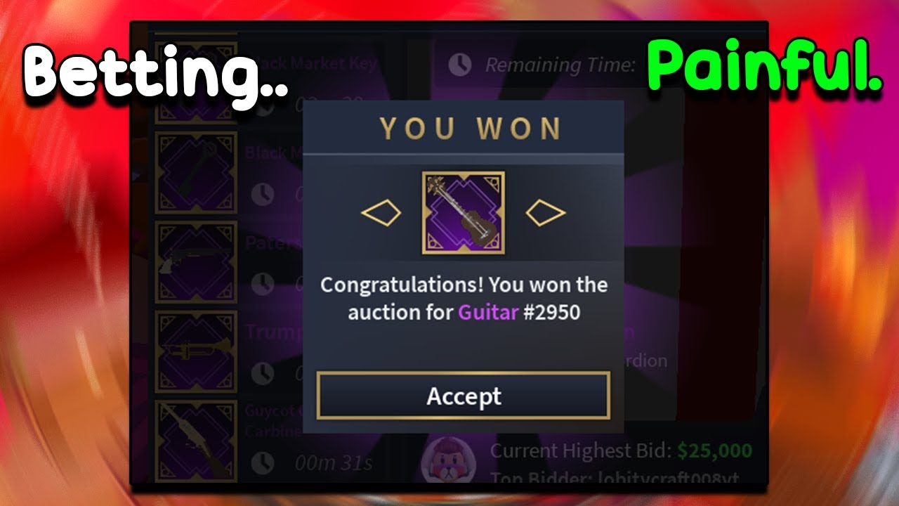 This Was So Painful to Bid... - Roblox Wild West Auction Items Bet!