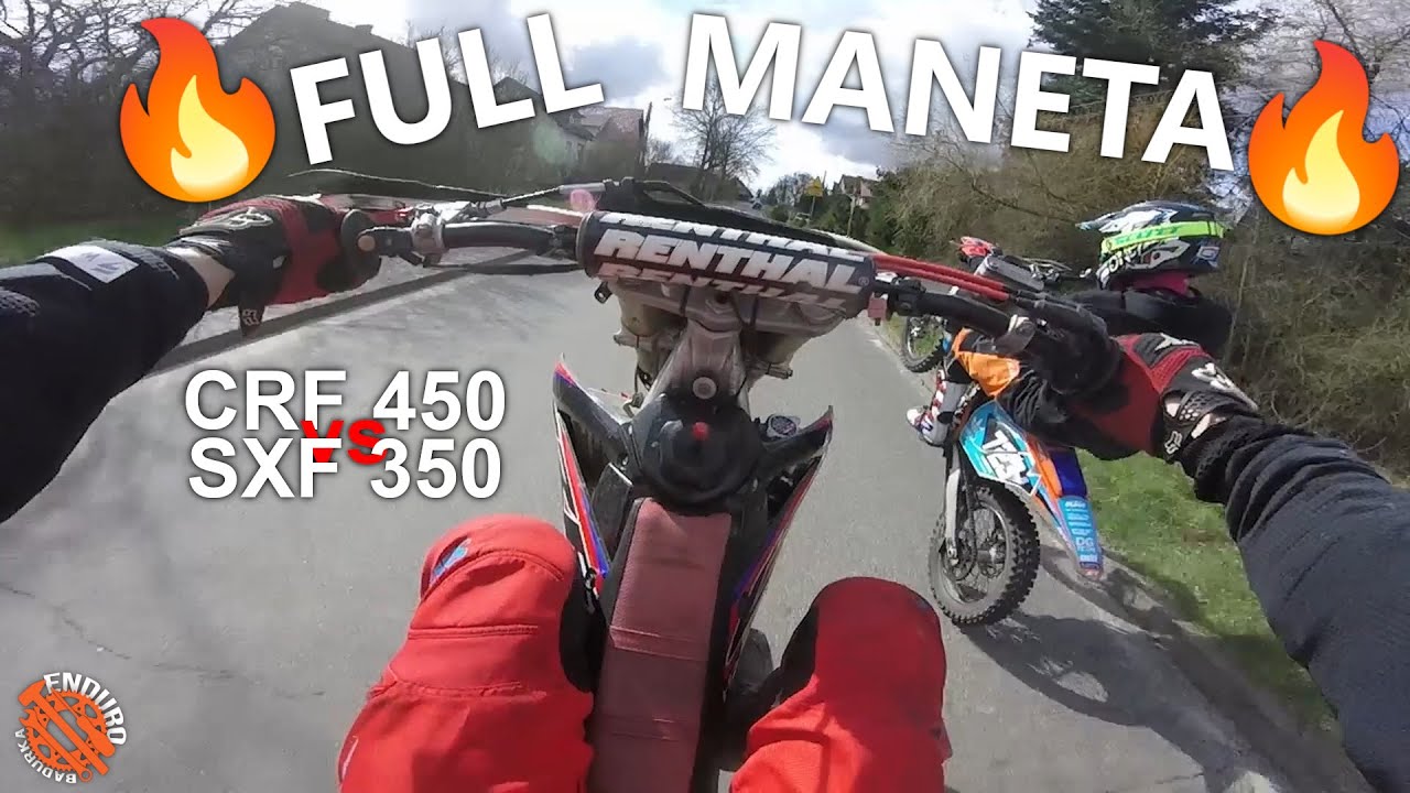 PEŁEN OGIEŃ NA CRF450 | Głupi zawsze ma szczęście...