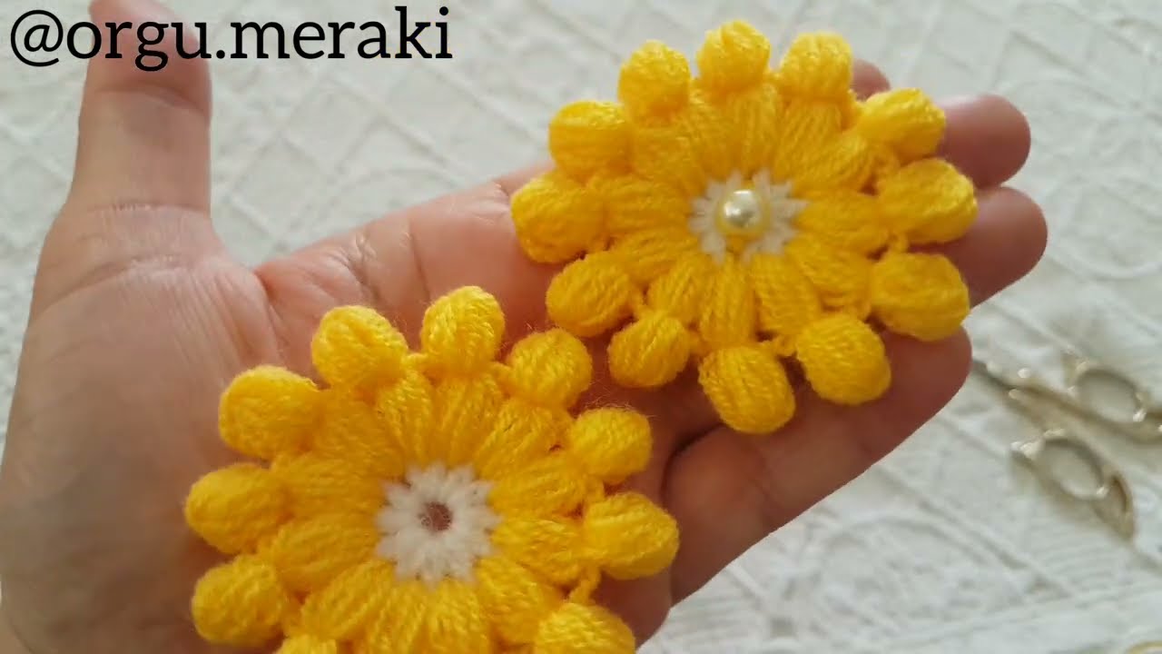 Lif çiçeği motif modeli 💛🌟 lif modelleri