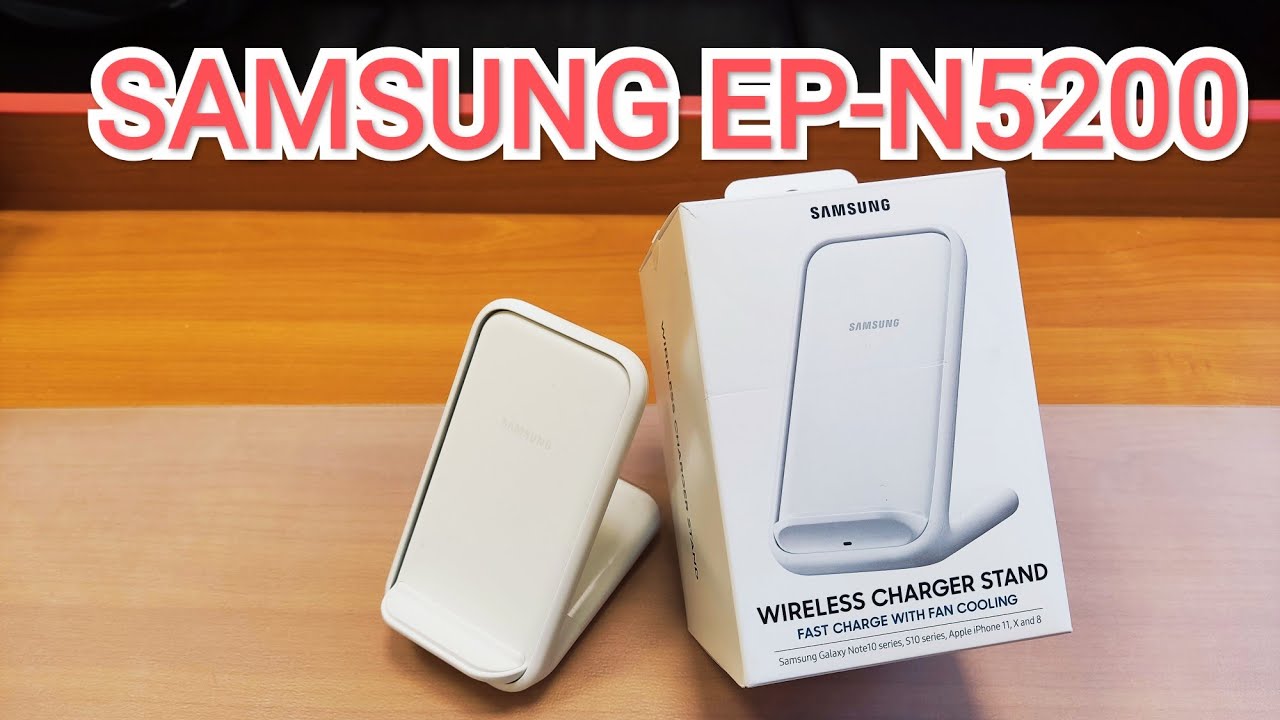Распаковка, обзор и проверка работы беспроводного зарядного устройства Samsung EP-N5200