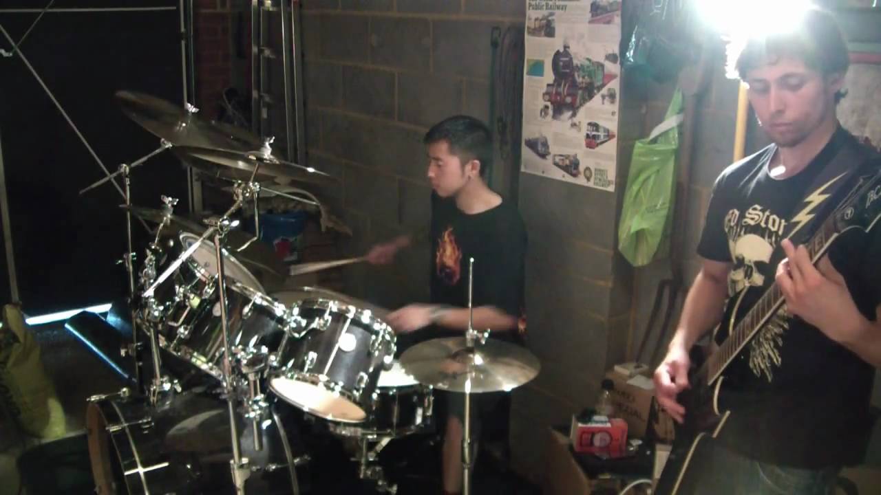 Slow Death - Obituary (Guitar + Acoustic Drums Cover)