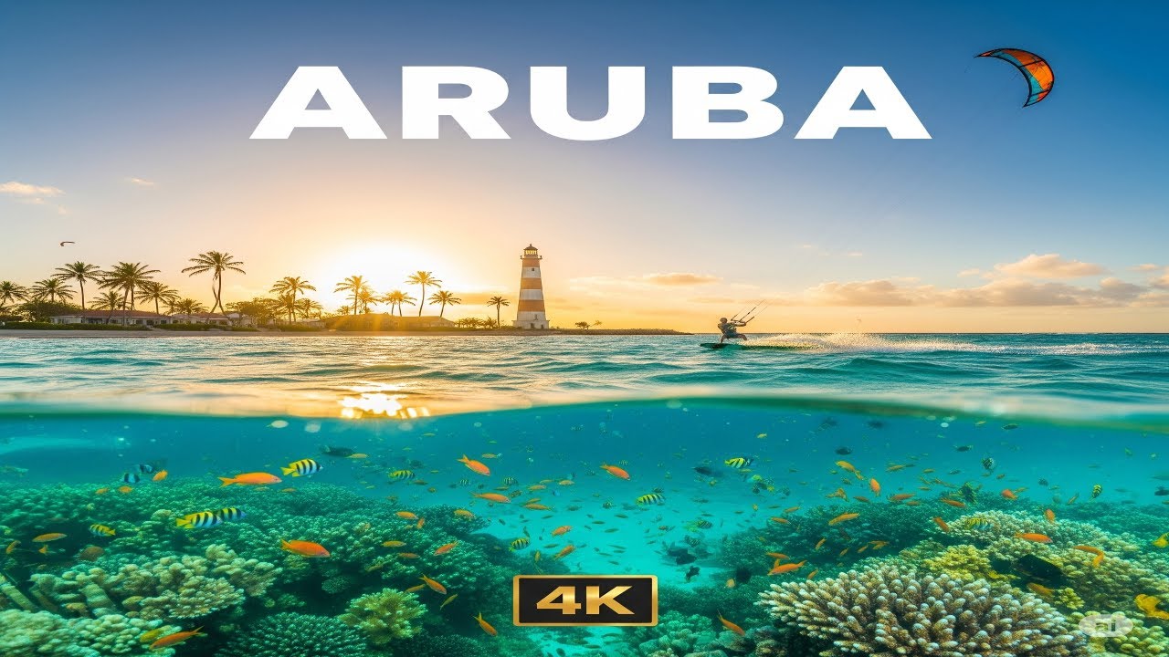 [4K] ARUBA in Ultra HD 🇦🇼 | 2 Hours of Paradise with Calming Drone Footage