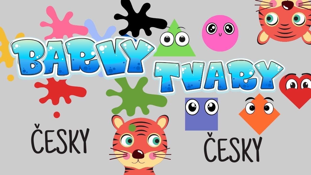 Barvy a tvary / uč&iacute;me se barvy a tvary / česky / s obr&aacute;zky /z&aacute;bavn&eacute; naučn&eacute; video