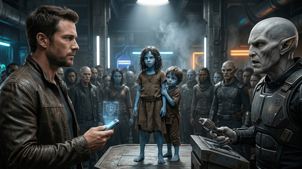 Ein Mensch stoppte eine Alien-Kinderauktion – nur mit einem Gesetz, das niemand kannte.