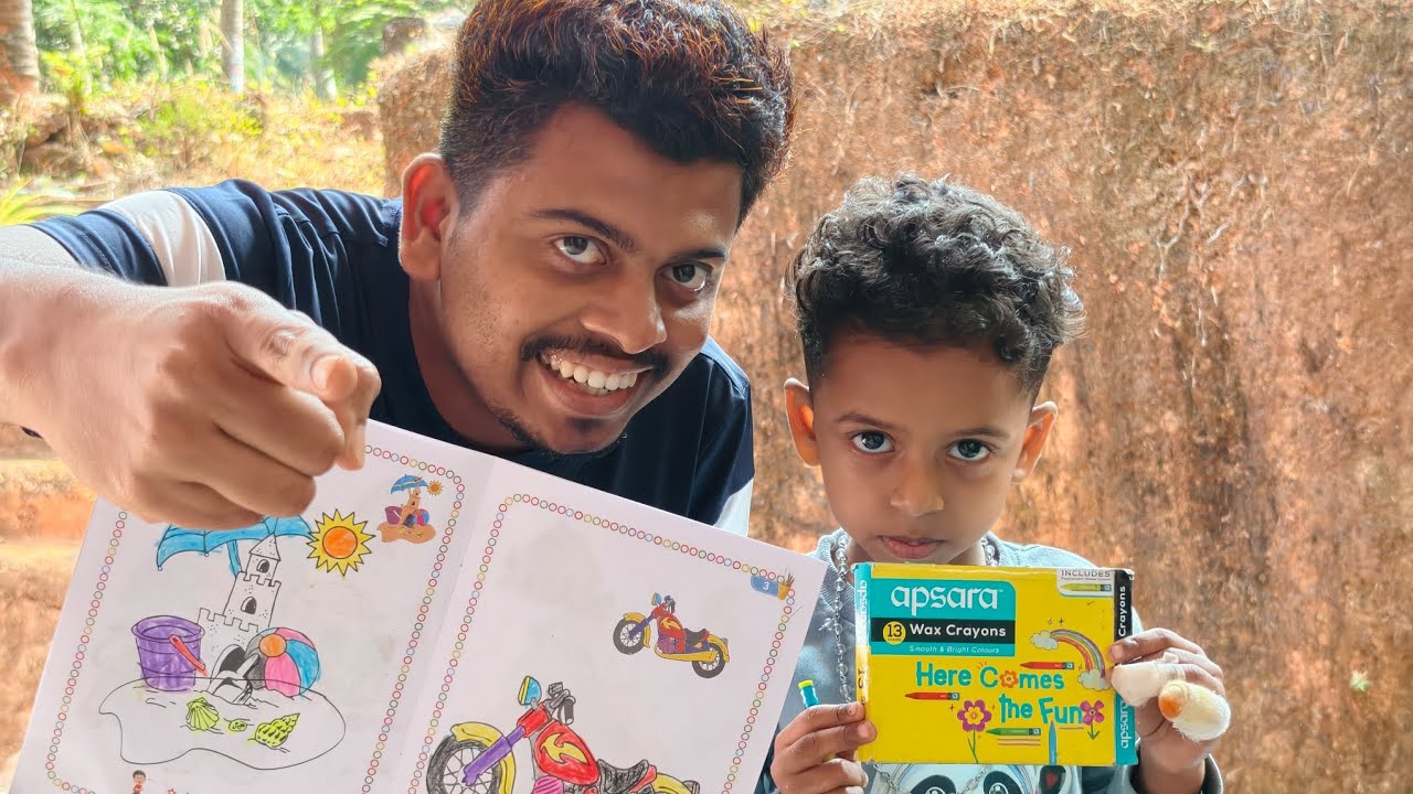 Kid book colour look...!
