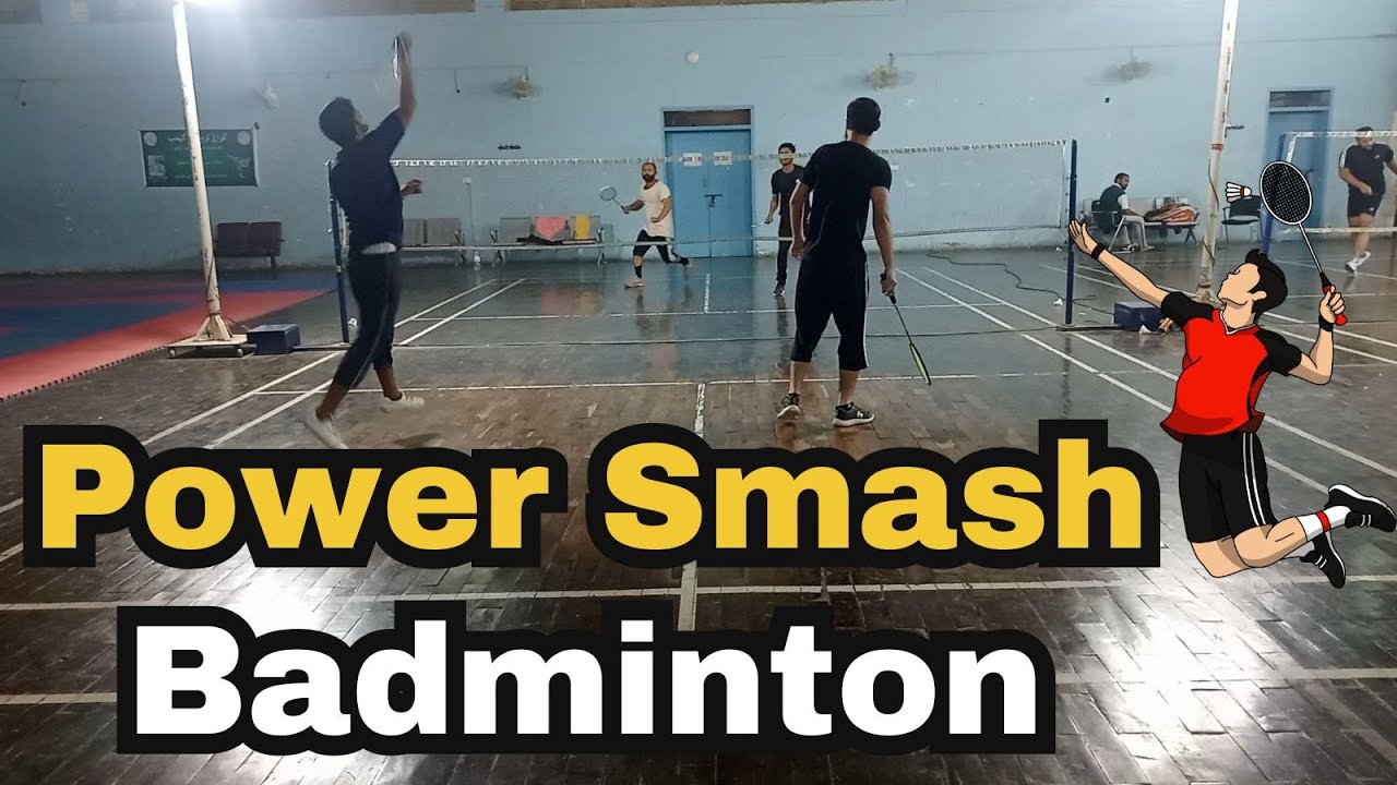 Power Smash Badminton Trick Shots | Badminton trick shots 🏸#badminton #sports #shots #umarsarwar