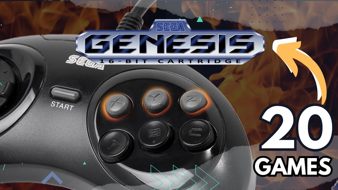 20 Sega 🔵GENESIS games used 6️⃣BUTTON PAD | Only USEFUL in fighting games❓