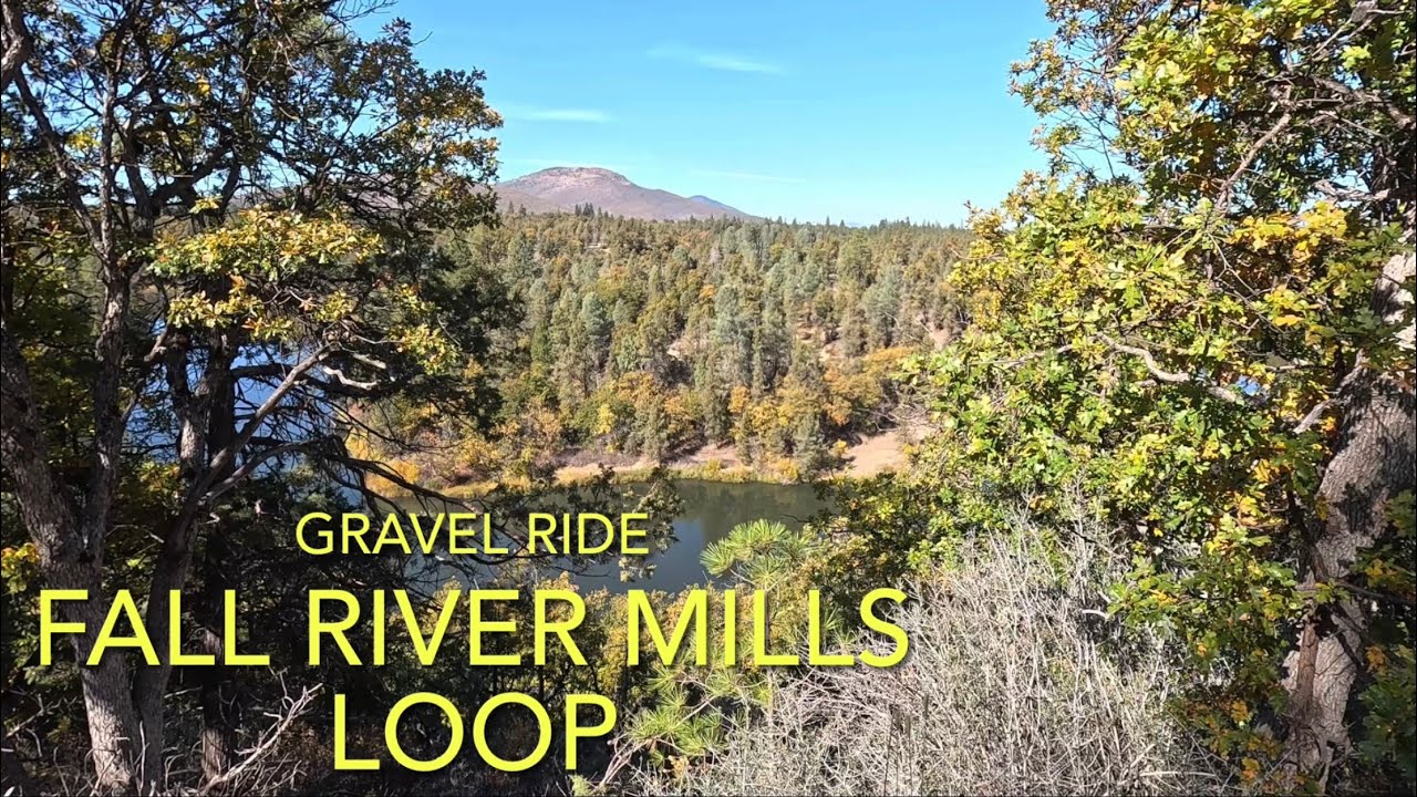 Gravel Ride - FALL RIVER MILLS LOOP (California 30 + miles) and winter camping in the mountains