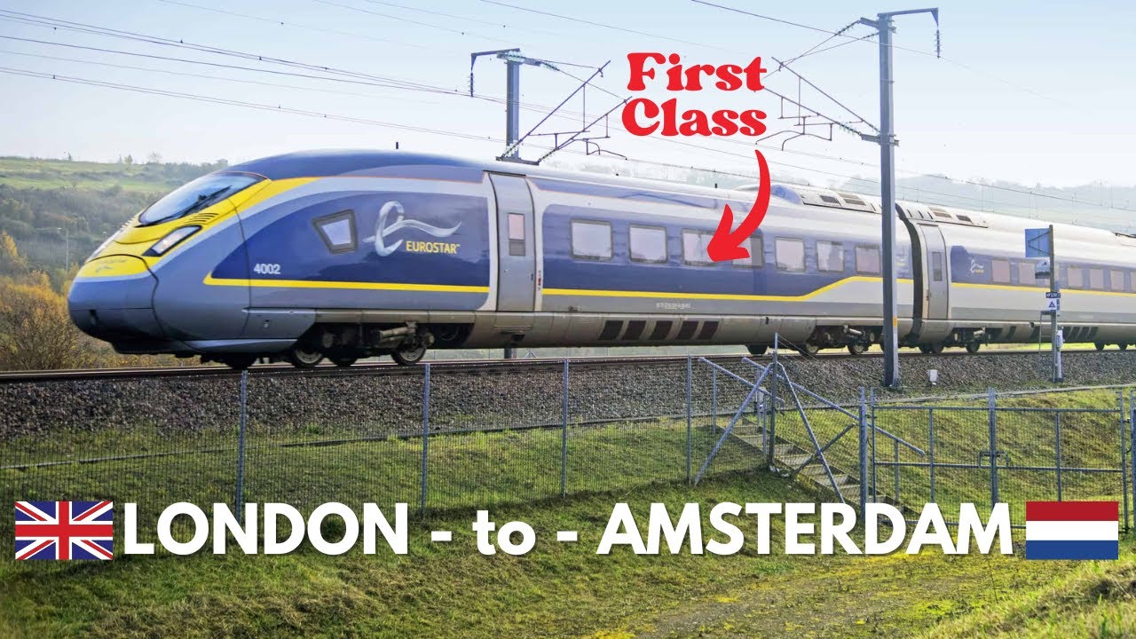 Из Лондона в Амстердам на поезде Eurostar (первый класс)