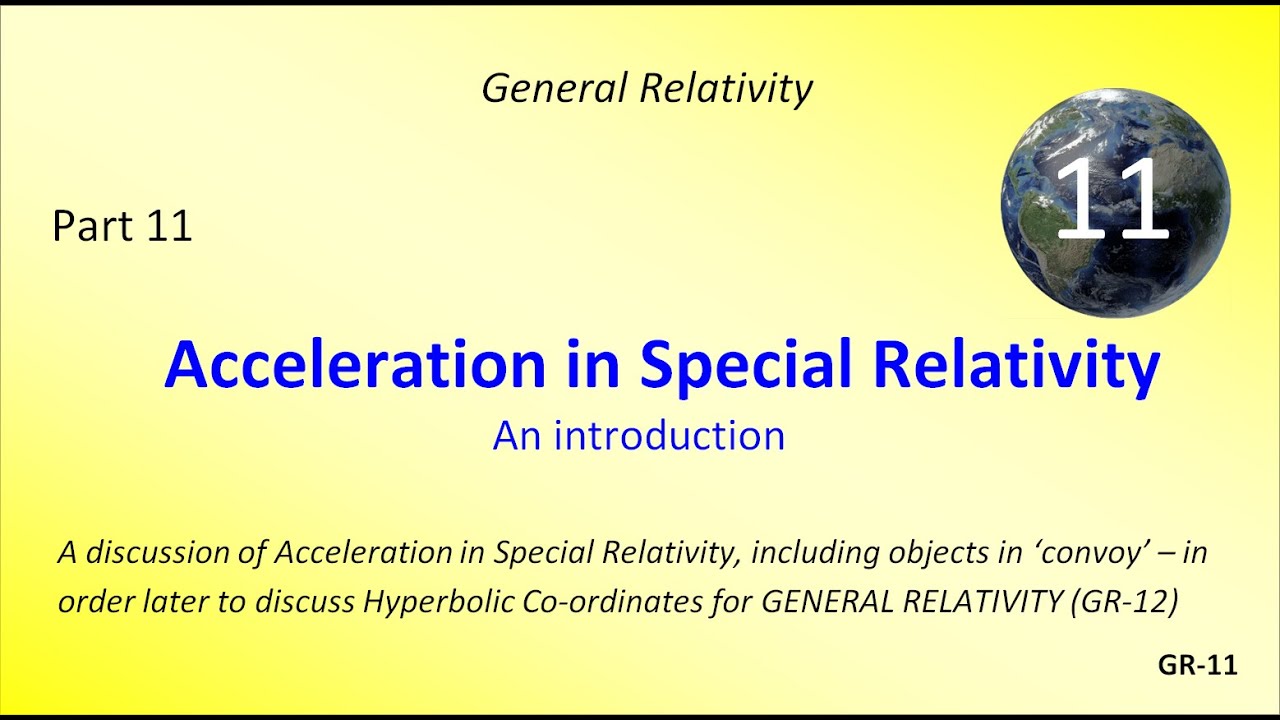 Acceleration in Special Relativity