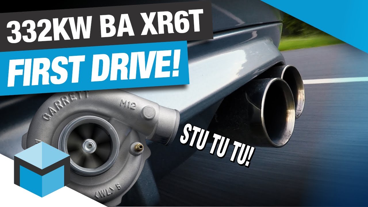 🔥332 кВт Ford BA XR6 Turbo, первый тест-драйв — 445 л.с. Barra с полным впуском и выхлопом + турб...