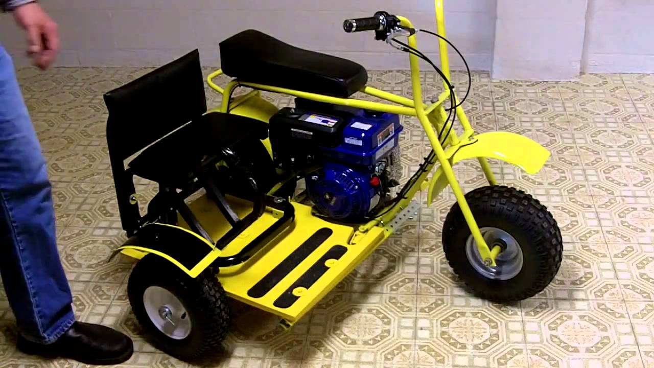 Mini Bike Baja Doodle Bug Side Car for the Do it Yourself Average Home Handyman