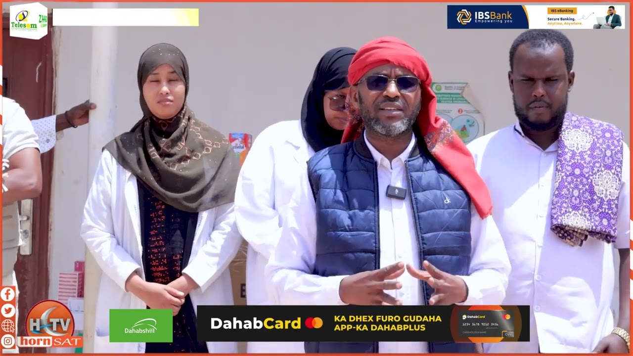 Musharax Cabdikhalaq awal bari oo daawooyin gaadhsiiyay Deeganada Hawdka Burco